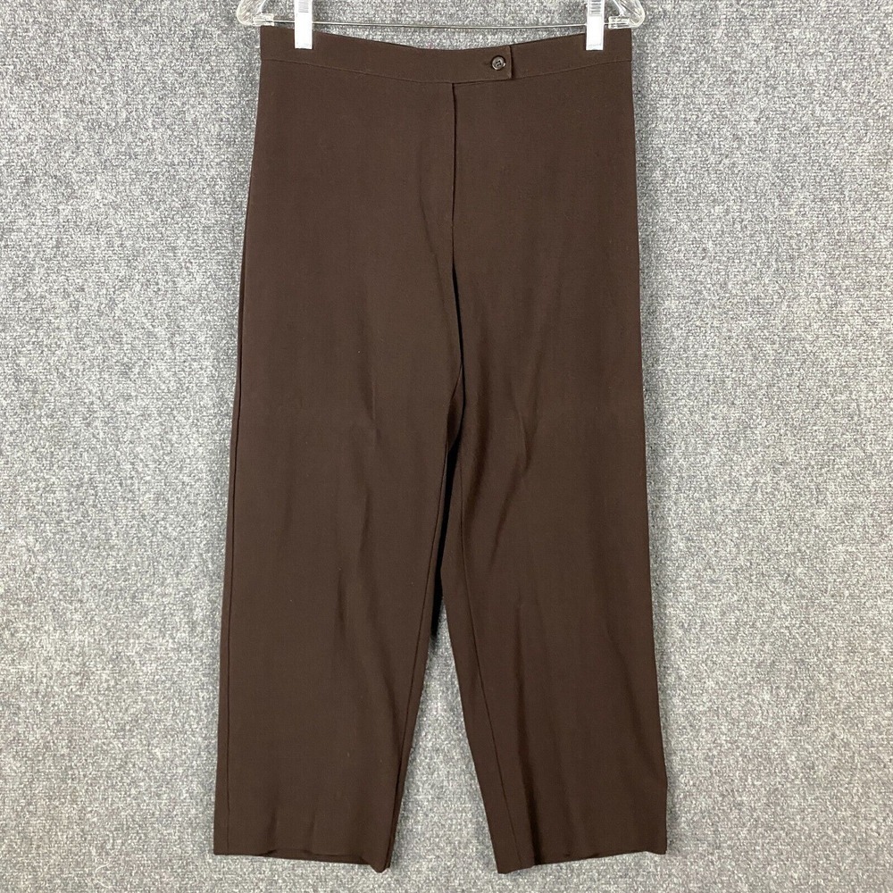 Briggs New York Pants Trousers Women's Size 10P Petite Brown
